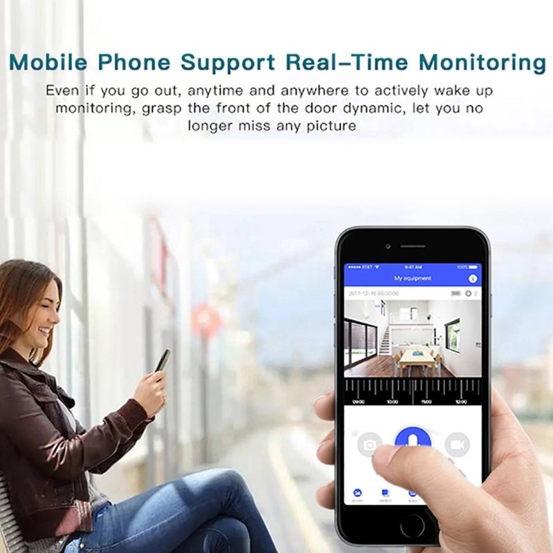 Smart Wifi Video Doorbell With Night Vision - Remote Monitoring-1915196544722800644