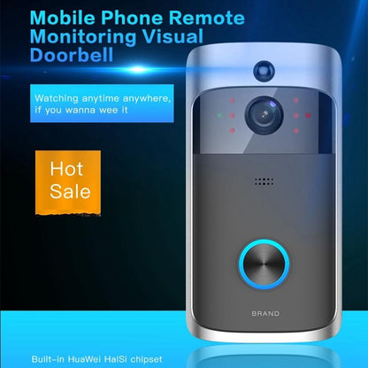 Smart Wifi Video Doorbell With Night Vision - Remote Monitoring-1915196689908633608