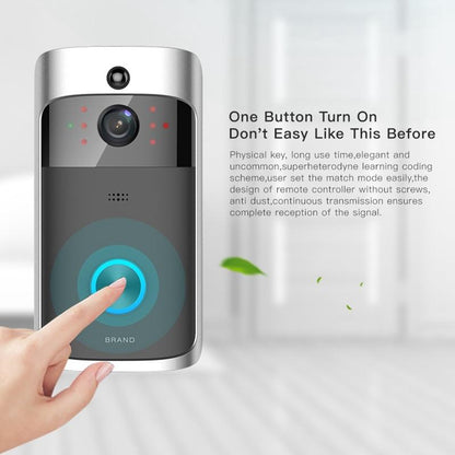 Smart Wifi Video Doorbell With Night Vision - Remote Monitoring-1915196689908633609