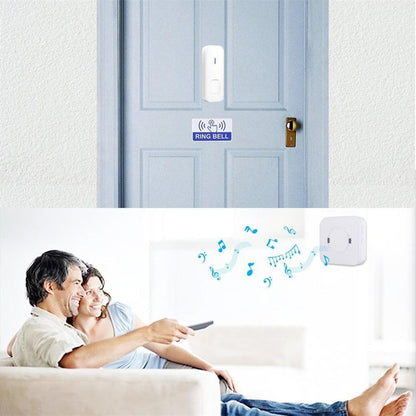 Wireless Waterproof Doorbell Receiver - 110Db 300M Range 53 Music Options-1915196631993683974