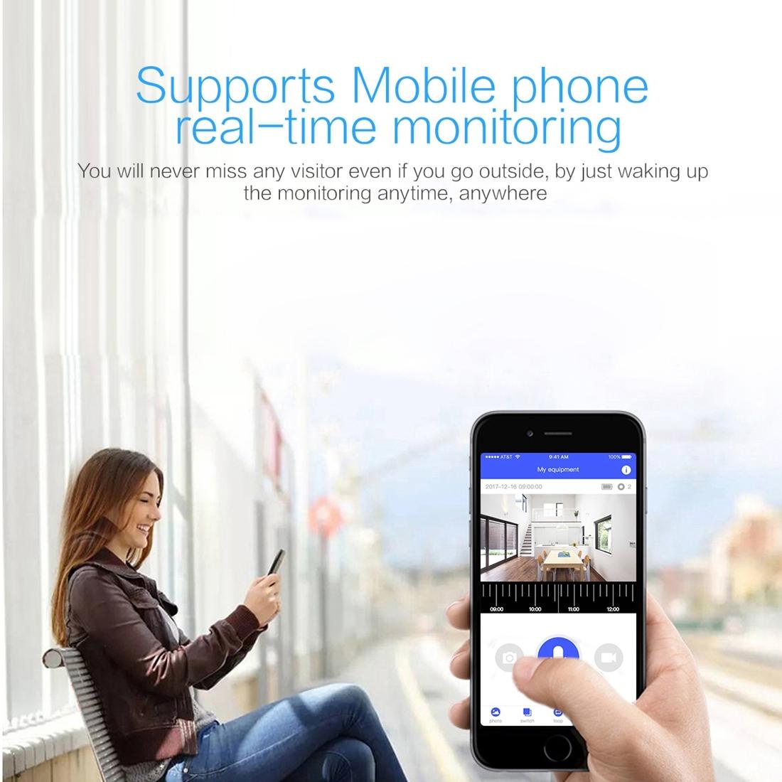 Waterproof Wifi Door Camera With Night Vision - 1080P-1915196620509679619