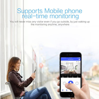 Waterproof Wifi Door Camera With Night Vision - 1080P-1915196620509679619