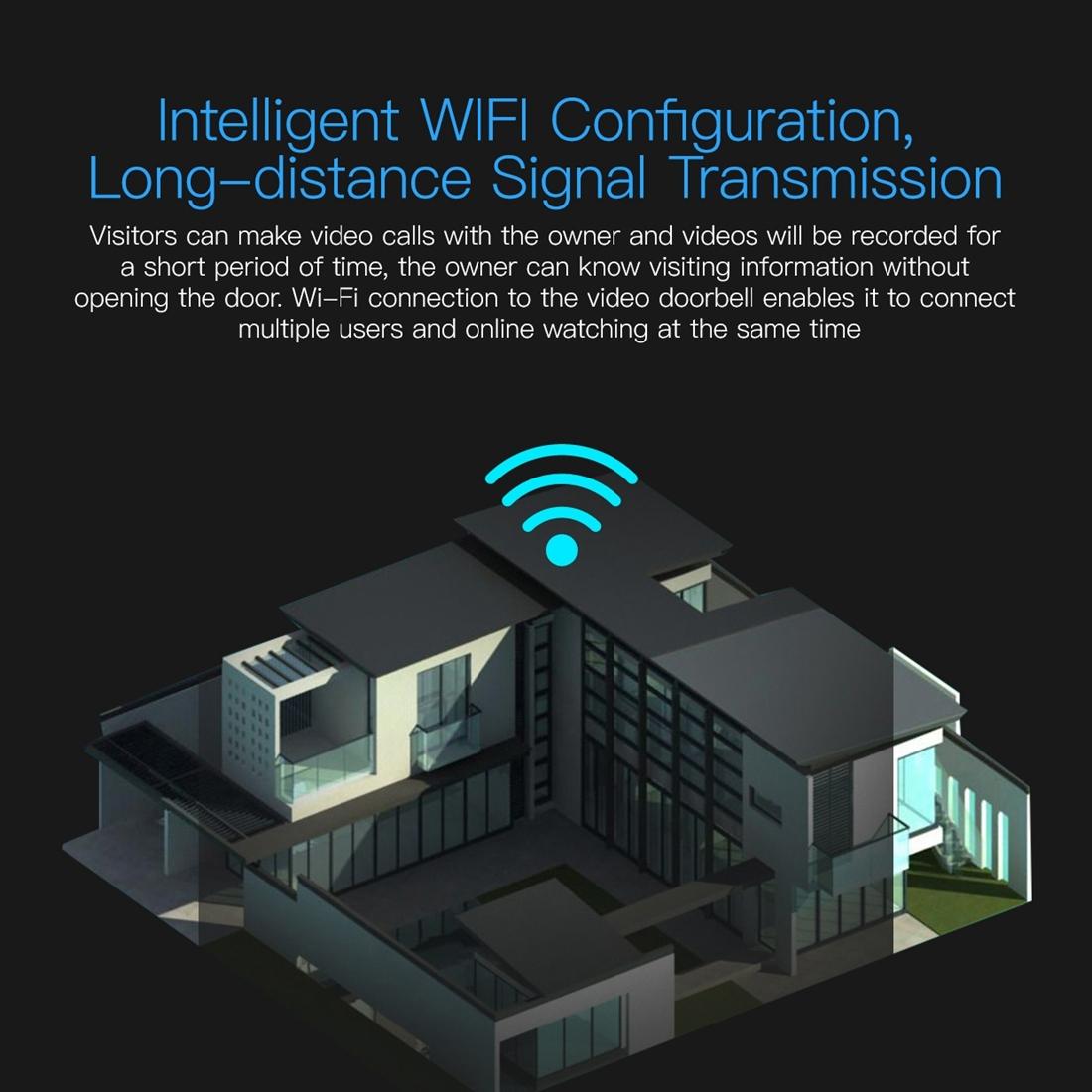 Waterproof Wifi Door Camera With Night Vision - 1080P-1915196620509679625