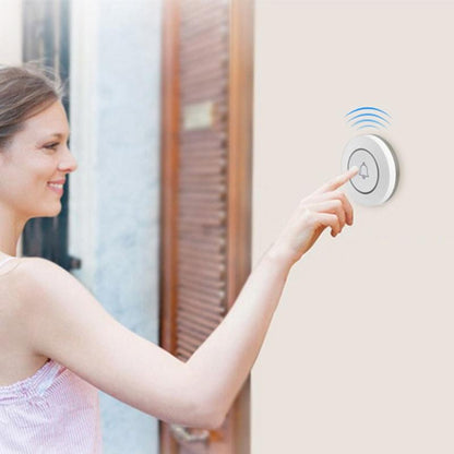 Anti-Theft Wireless Doorbell Button Alarm - Compact-1915198012779532296
