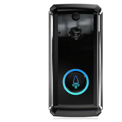 Smart Wifi Video Doorbell With Night Vision & Motion Detection - 2-Way Intercom - 32Gb Sd Card - Black-1915196679347376128