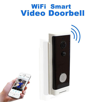 Smart Wifi Video Doorbell With Motion Detection & Two-Way Intercom - White-1915196624896921609