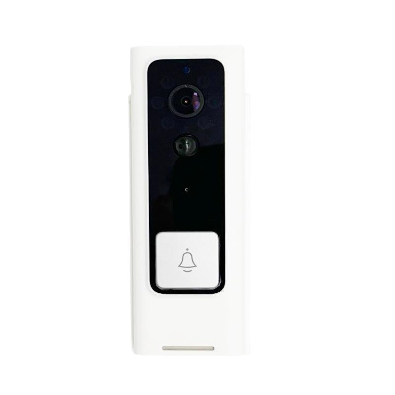 Smart Wifi Video Doorbell With Motion Detection & Two-Way Intercom - White-1915196627350589440
