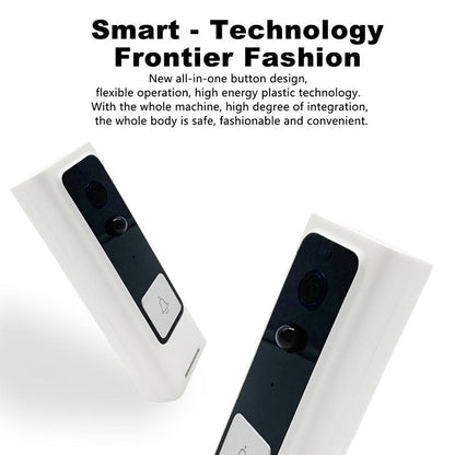 Smart Wifi Video Doorbell With Motion Detection & Two-Way Intercom - White-1915196627350589447