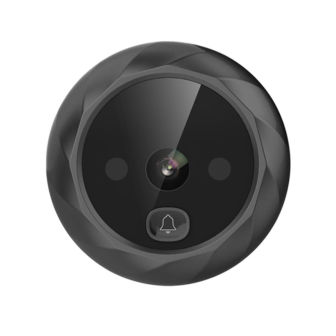 2.4 Tft Screen Digital Door Viewer With Infrared Night Vision & Wide Angle - Black-1915196766643425282