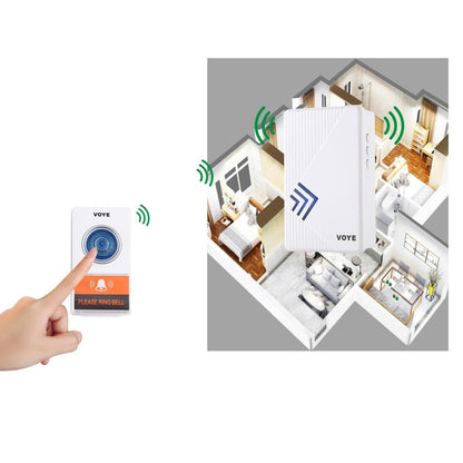 Wireless Doorbell With 38 Sounds And Remote Control-1915196635856637961