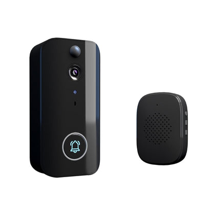 Wireless Doorbell Camera With Night Vision And Motion Detection - Black-1915196493648760832