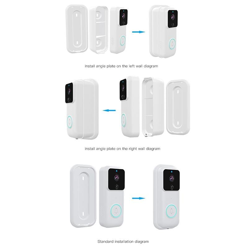 Smart Wifi Video Doorbell With App Control & Pir Detection - 720P-1915196629355466759