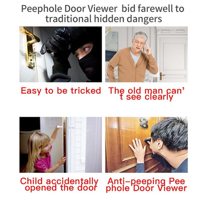 Smart Wifi Video Doorbell With Night Vision Motion Detection Video Message & Multi-Languages - 32Gb Tf Card-1915197779991465992