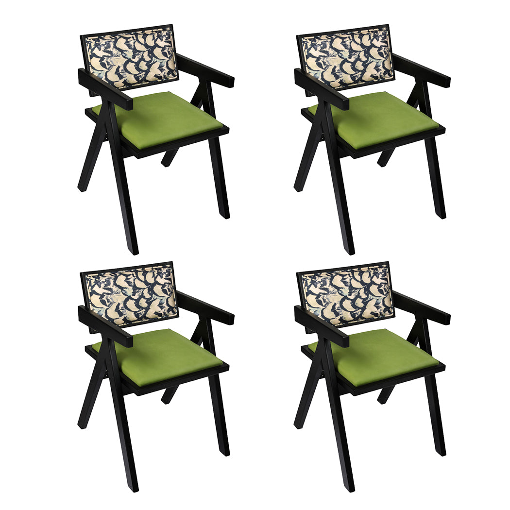 Levede Dining Chair Retro Backrest Chair x4-1975420364821499904
