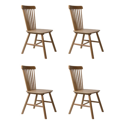 Levede 4x Dining Chairs Kitchen Windor Oak-1975420350502146048
