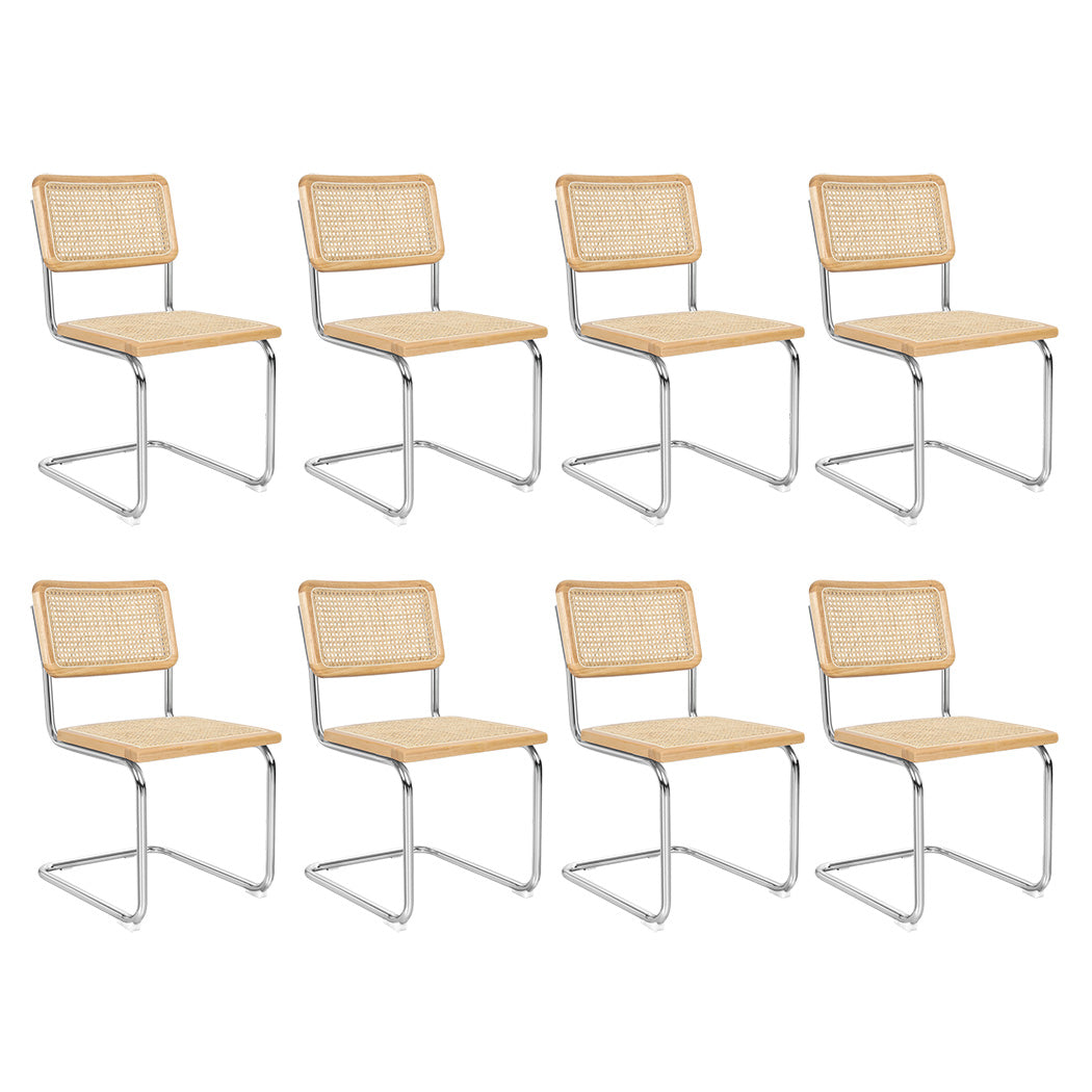 Levede 8x Rattan Chair Dining Chairs-1975420362502049792