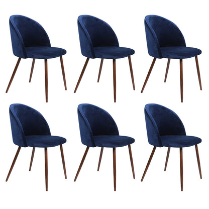 Levede 6x Dining Chairs Seat French Navy-1975420352863539200
