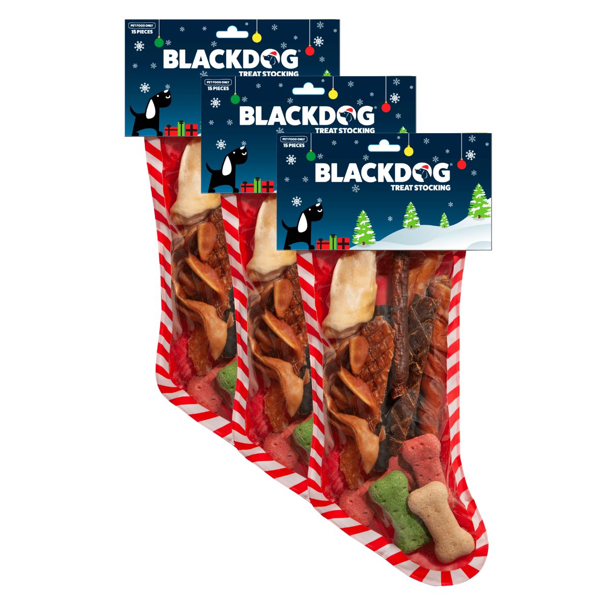 3x Blackdog 15pc Christmas Stocking-1973193592147152899