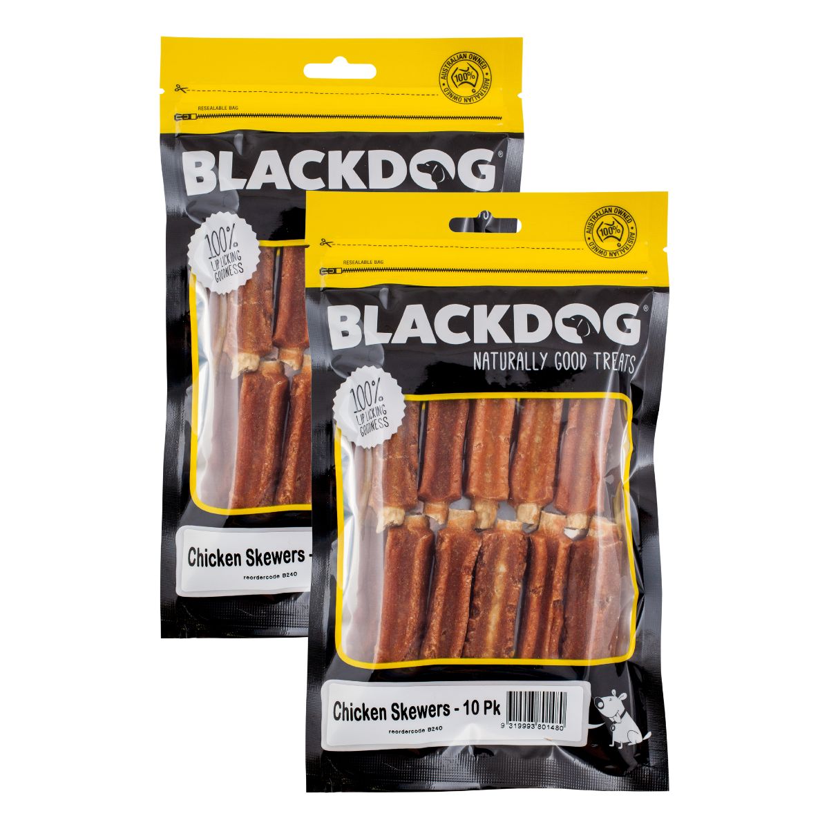 Blackdog Chicken Skewers 10pk x 2pk-1973193586572922882