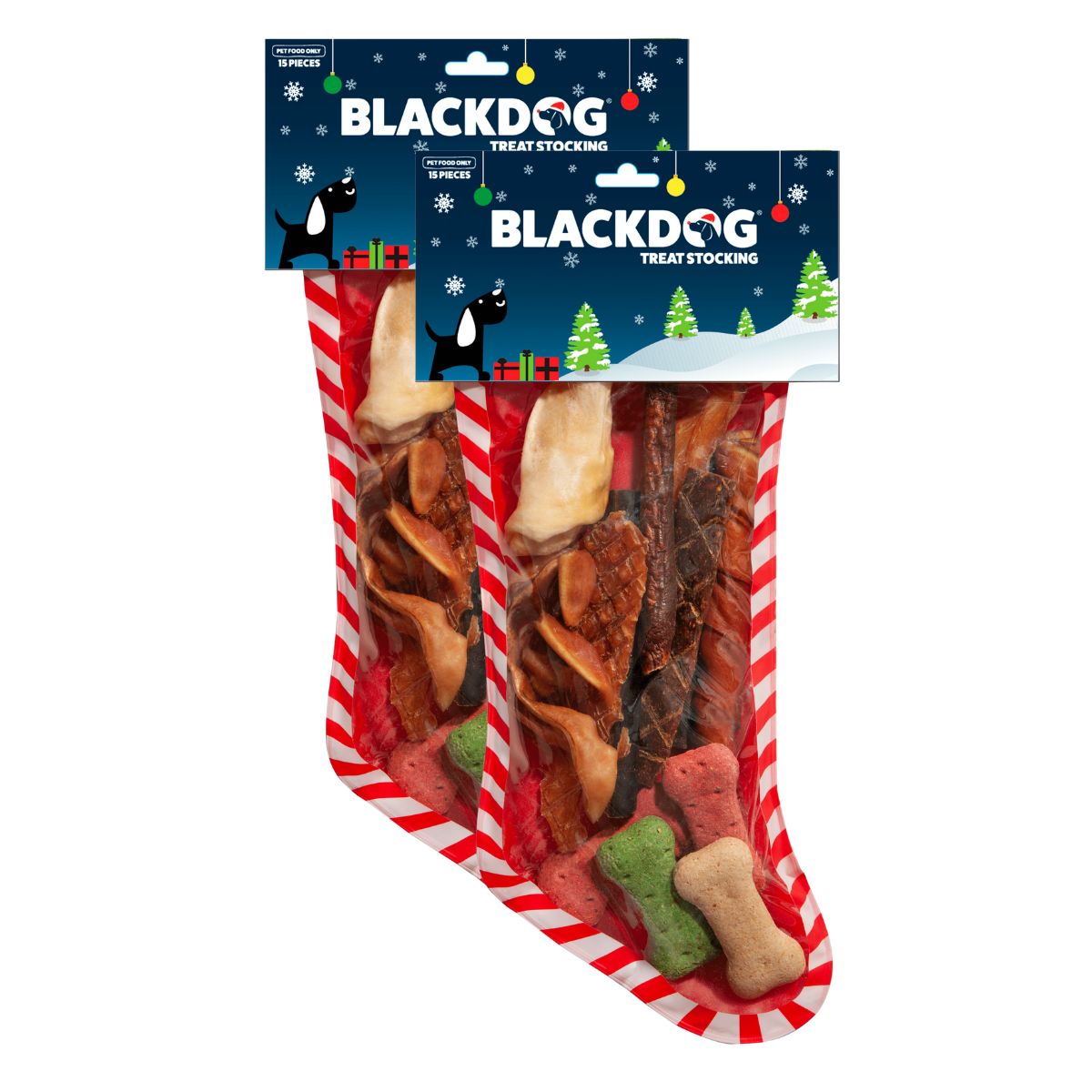 2x Blackdog 15pc Christmas Stocking-1973193591975186434