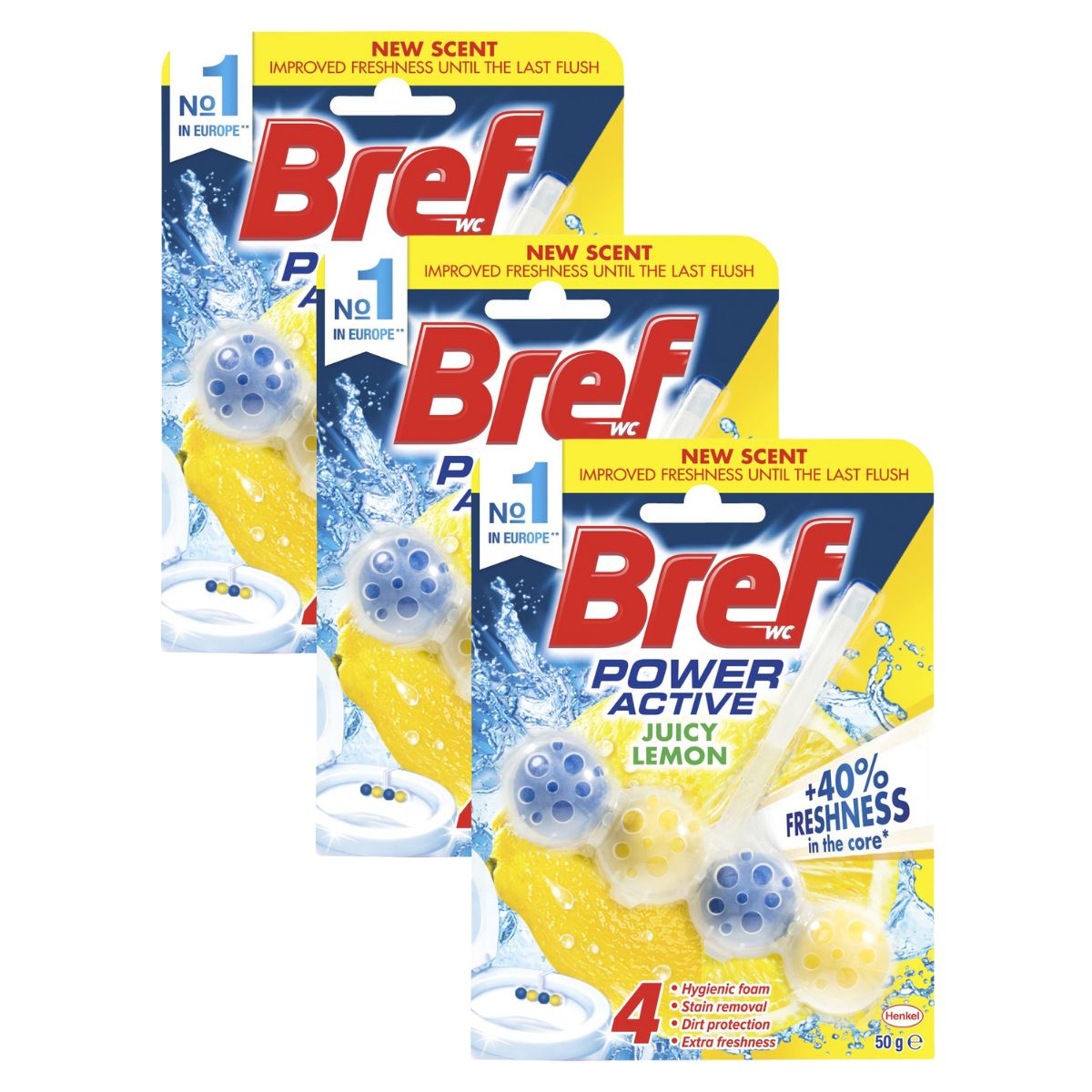 Bref Power Active Juicy Lemon 50g x3-1973193592499474434