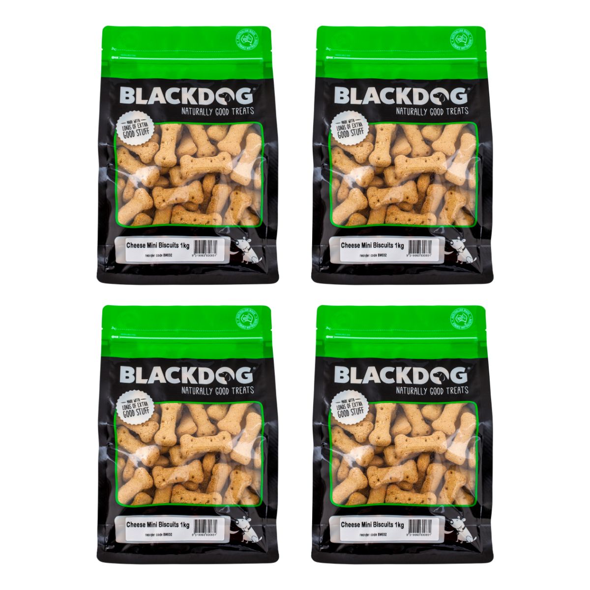 Blackdog Mini Cheese Biscuits 1kg x 4pk-1973193591639642113
