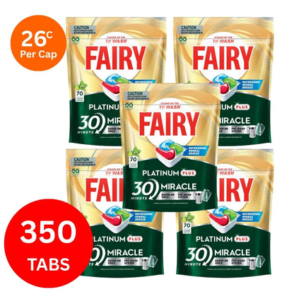 Fairy Platinum Plus x 350 Herbal Breeze Dishwasher Tablets-1984023725393186819