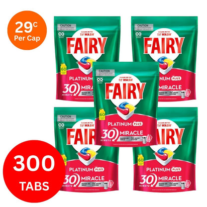 Fairy Platinum Plus x 300 Lemon Dishwasher Tablets-1973193595544539136