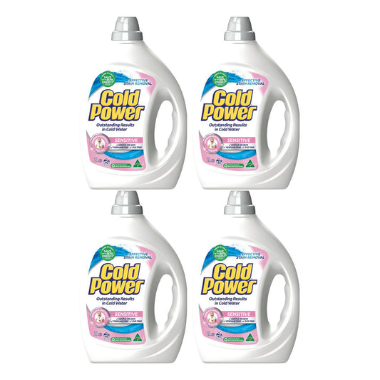 Cold Power 2L Laundry Liquid Effective Stain Remover Sensitive x4-1984023720229998593