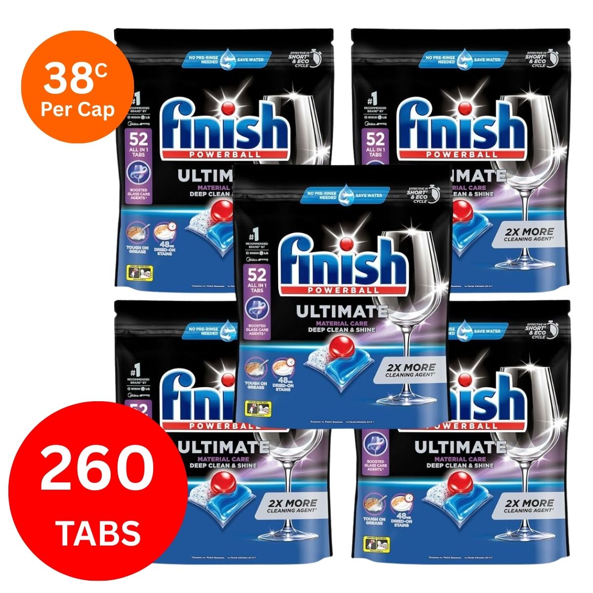Finish Ultimate x 260 Dishwasher Tablets-1973193597599748096