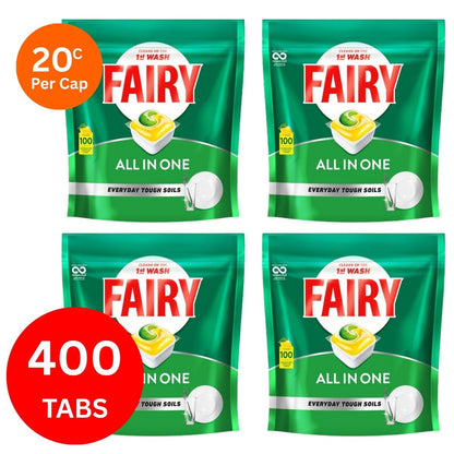 Fairy All In One x 400 Lemon Dishwasher Tablets-1984023726366265344