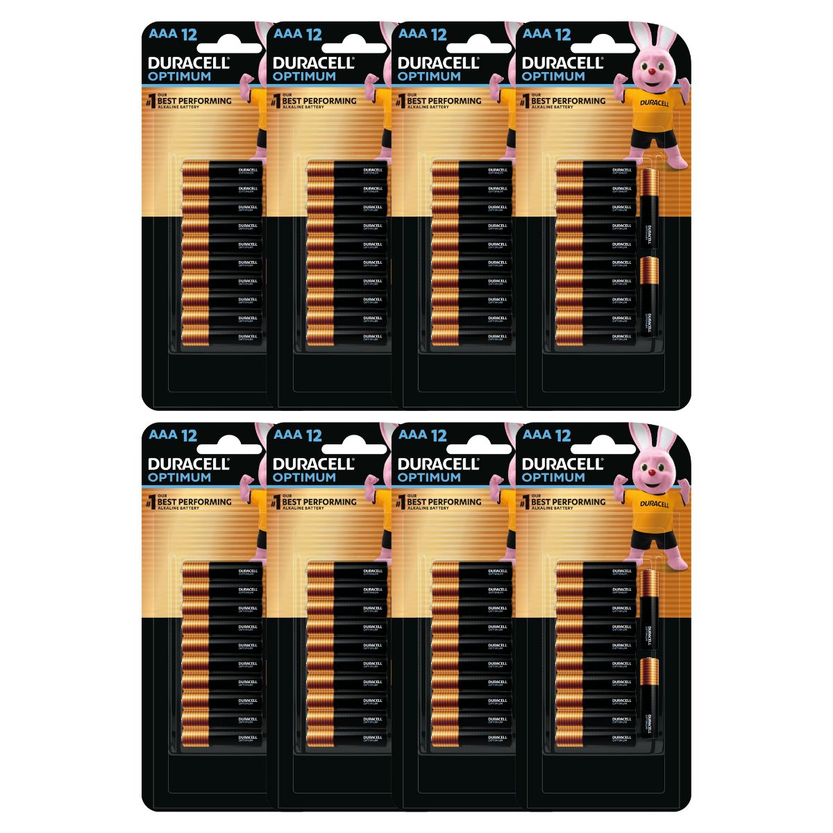 Duracell Optimum AAA Batteries 12pk x8-1984023722981462016