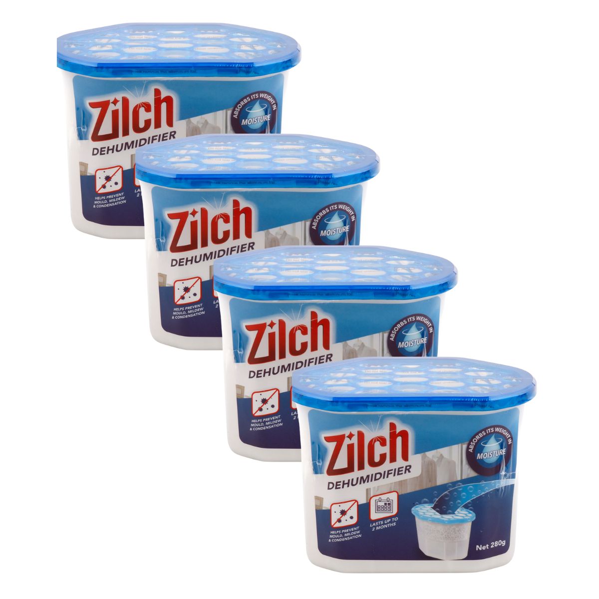 4x Zilch Dehumidifier 280g-1973193607074680834
