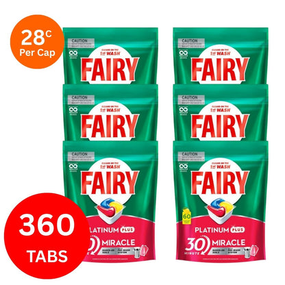 Fairy Platinum Plus x 360 Lemon Dishwasher Tablets-1984023724202004483