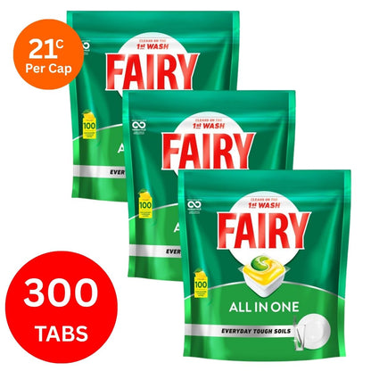 Fairy All In One x 300 Lemon Dishwasher Tablets-1984023726169133056
