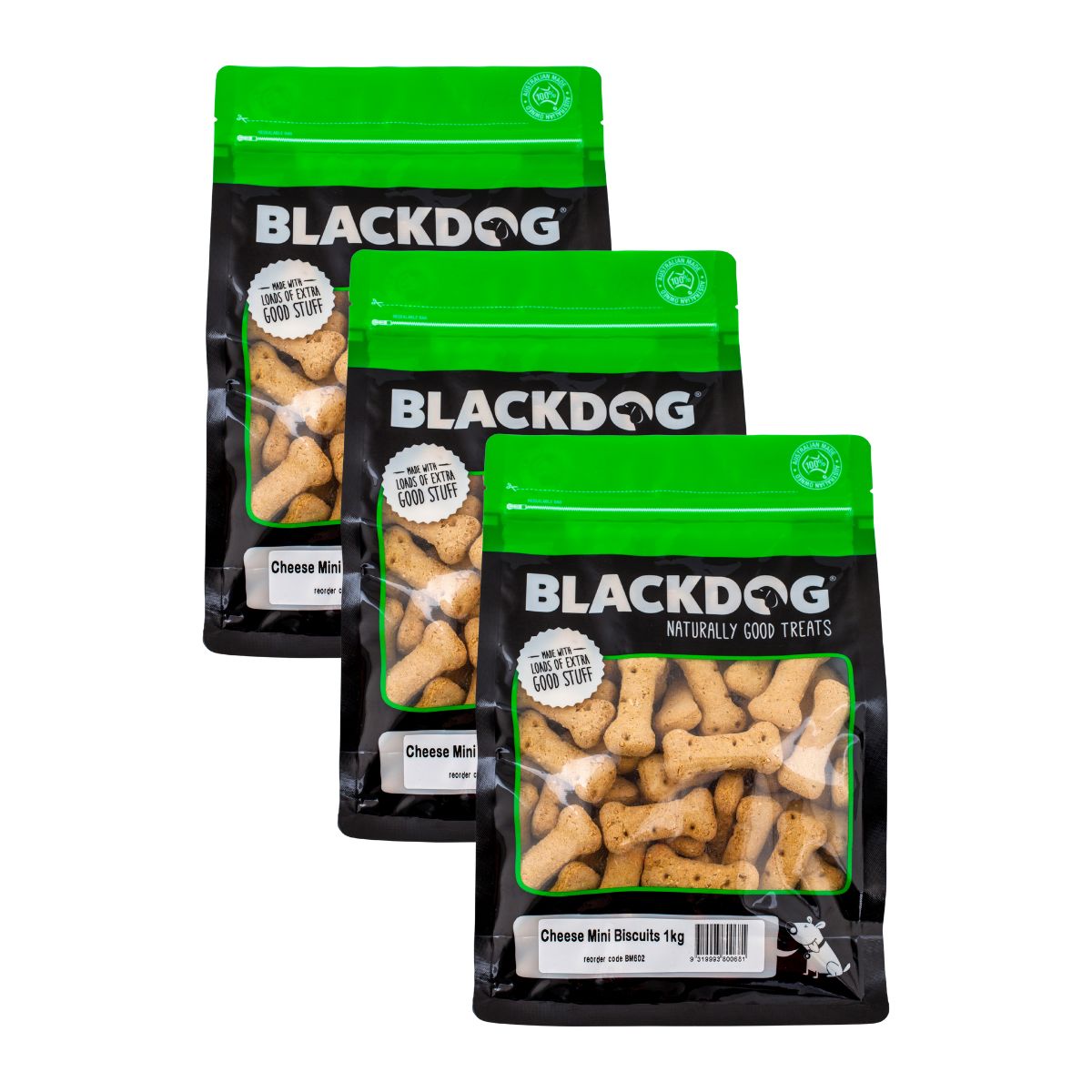 Blackdog Mini Cheese Biscuits 1kg x 3pk-1973193591450898434