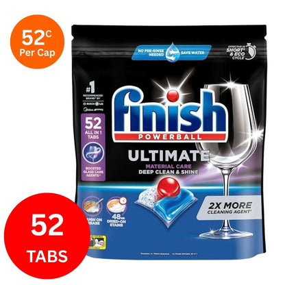 Finish Ultimate x 52 Dishwasher Tablets-1973193596911882243