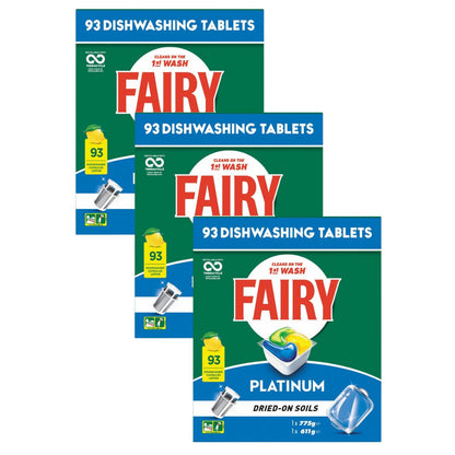 Fairy Platinum x 279 Lemon Dishwasher Tablets-1984023723526721538