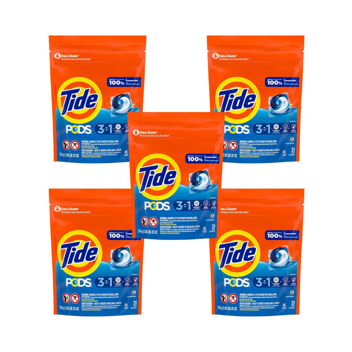 Tide 3in1 155 Clean Breeze Laundry Pods-1973194179450376192