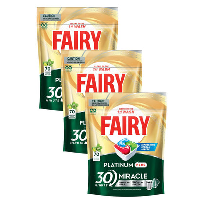Fairy Platinum Plus x 210 Herbal Breeze Dishwasher Tablets-1984023724998922242