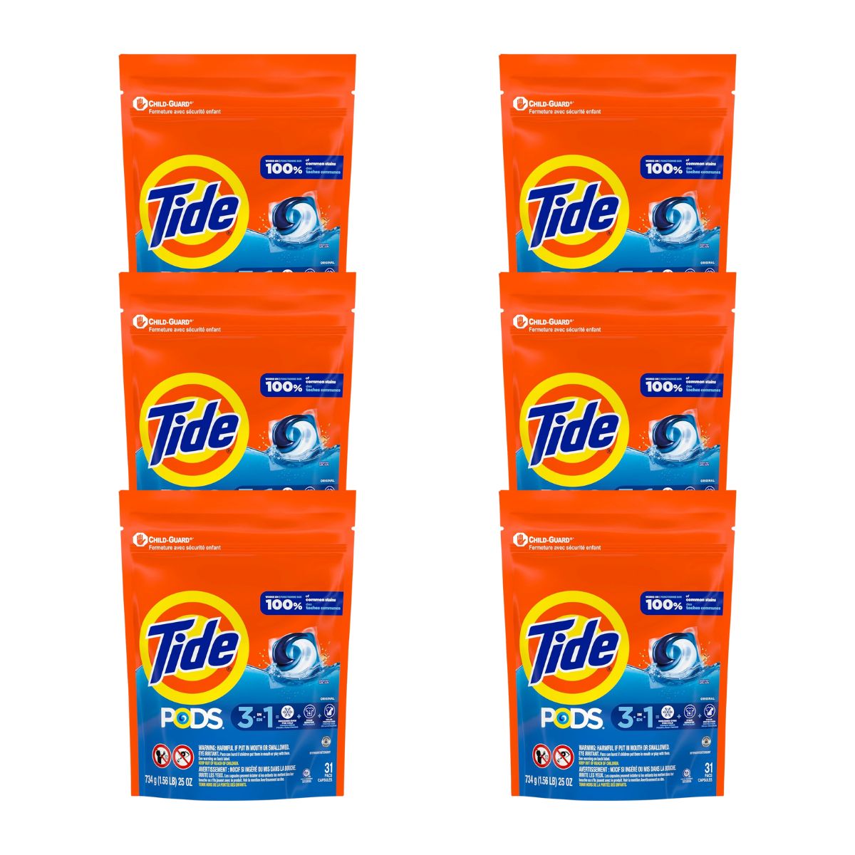 Tide 3in1 186 Clean Breeze Laundry Pods-1973194179613954048