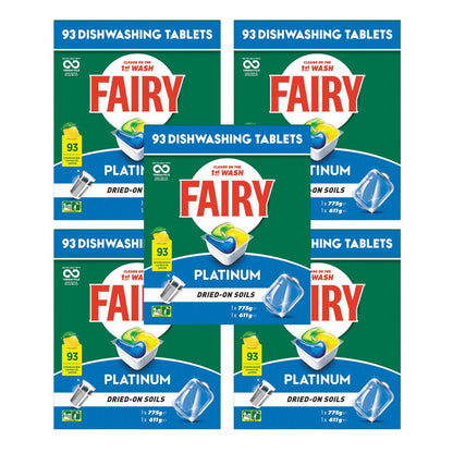 Fairy Platinum x 465 Lemon Dishwasher Tablets-1984023724017455106