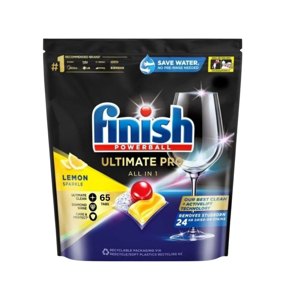 Finish Ultimate Pro x 65 Lemon Dishwasher Tablets-1984023726555009026