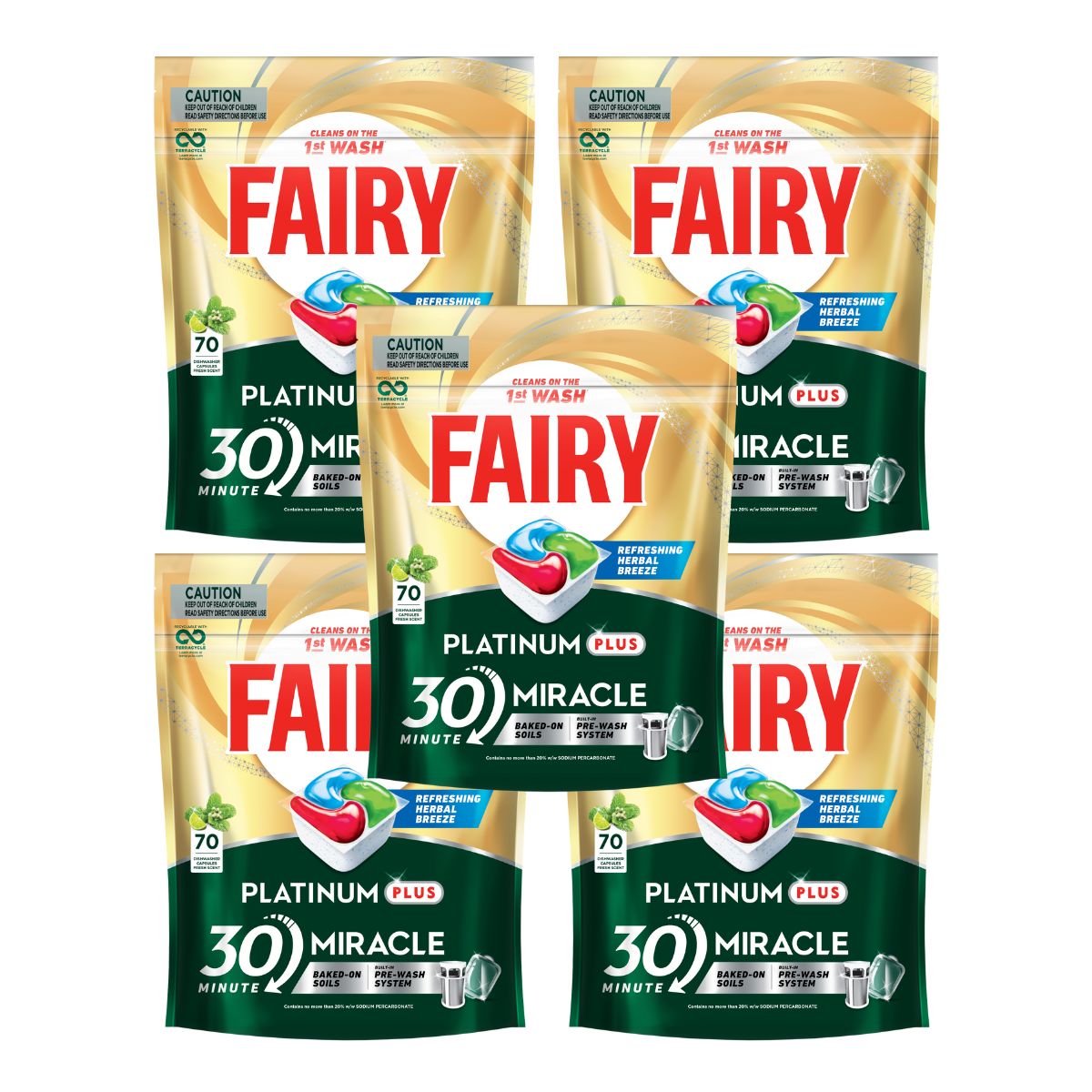 Fairy Platinum Plus x 350 Herbal Breeze Dishwasher Tablets-1984023725393186818