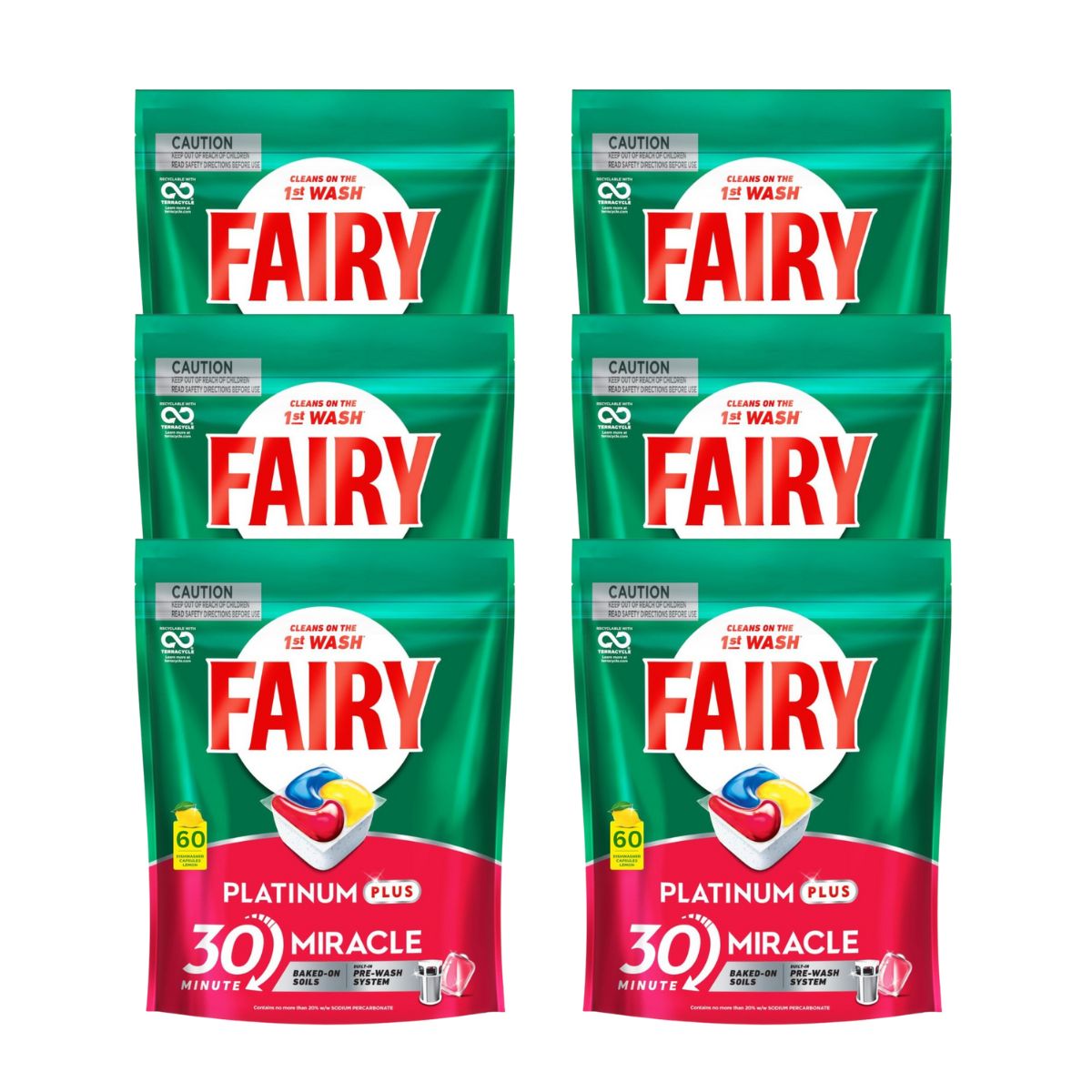 Fairy Platinum Plus x 360 Lemon Dishwasher Tablets-1984023724202004482