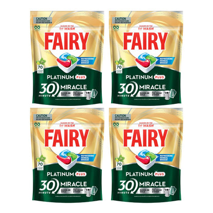 Fairy Platinum Plus x 280 Herbal Breeze Dishwasher Tablets-1984023725200248834