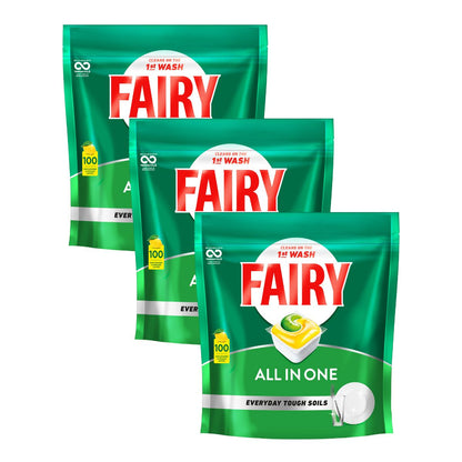 Fairy All In One x 300 Lemon Dishwasher Tablets-1984023726169133058