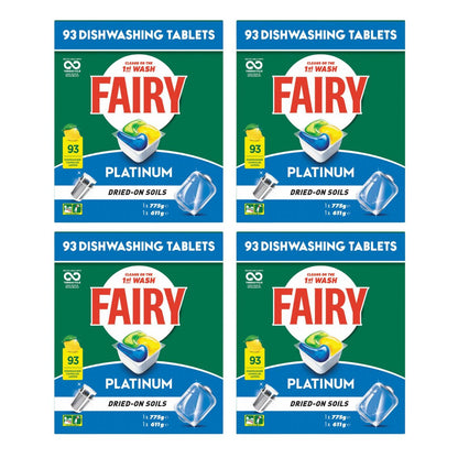 Fairy Platinum x 372 Lemon Dishwasher Tablets-1984023723824517122