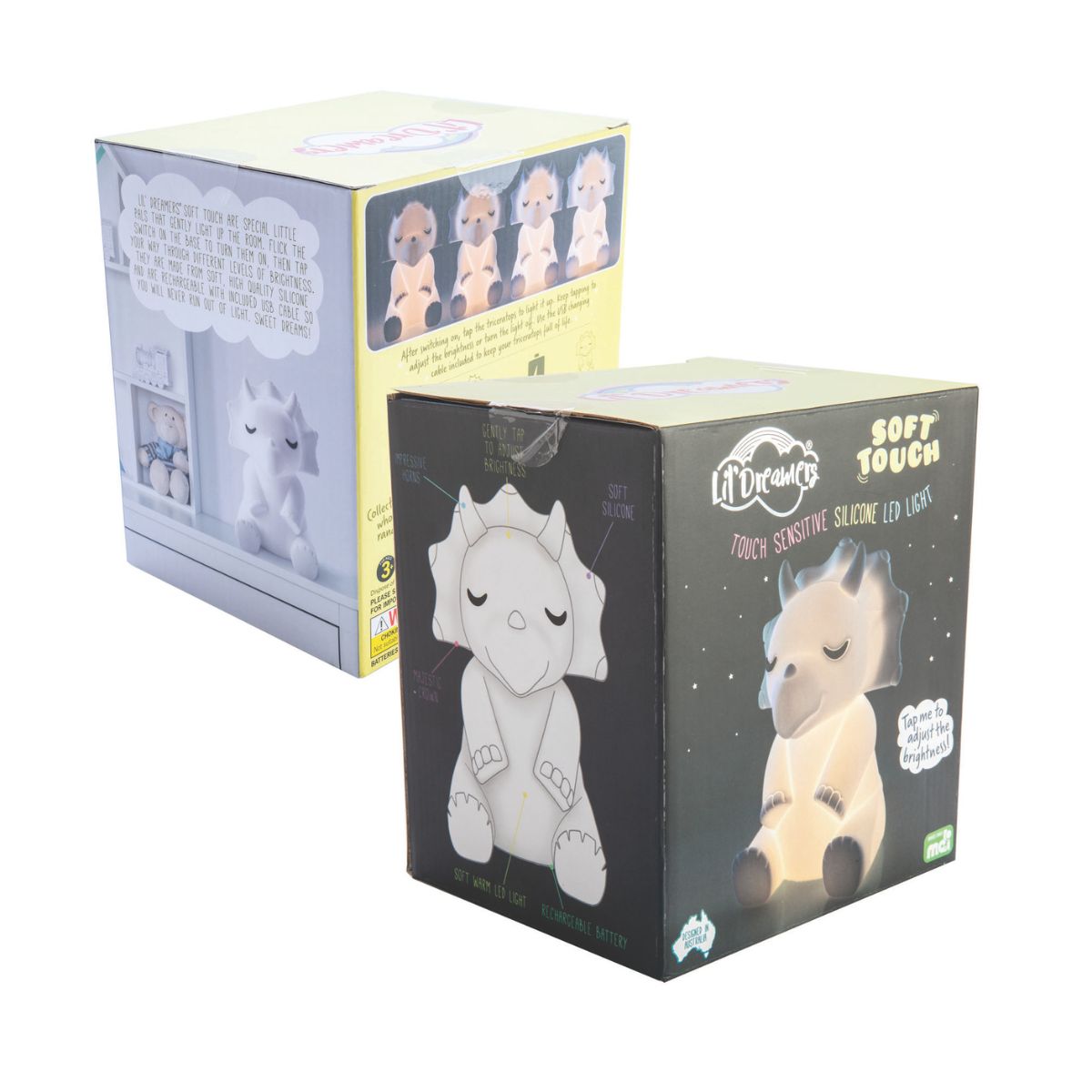 Lil' Dreamers T-Rex Silicone Touch LED Light-1984023730711564290