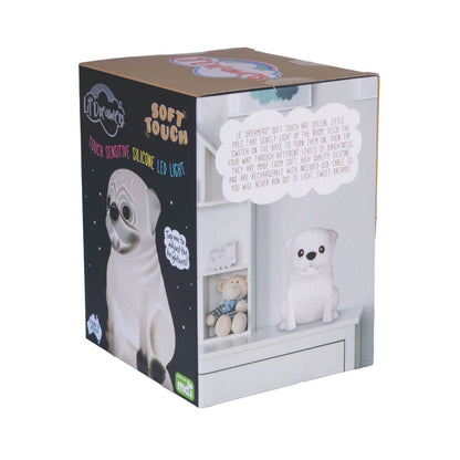 Lil' Dreamers Pug Soft Touch LED Light-1984023730380214274